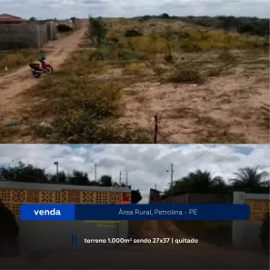 Lote/Terreno à venda, 1000m² no Área Rural de Petrolina, Petrolina
