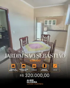 Sobrado com 3 Quartos à venda, 147m² no Jardim São Sebastião, Sertãozinho