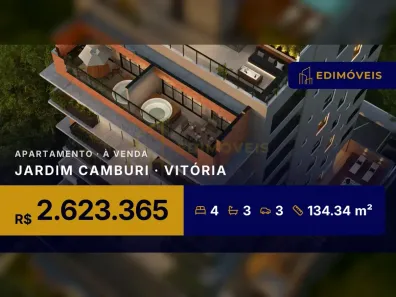 Apartamento com 4 Quartos à venda, 134m² no Jardim Camburi, Vitória