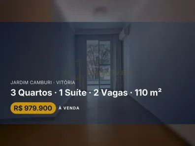 Apartamento com 3 Quartos à venda, 110m² no Jardim Camburi, Vitória