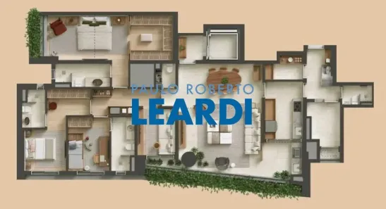 Apartamento com 4 Quartos à venda, 170m² no Cidade Monções, São Paulo
