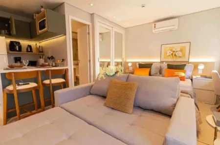 Flat com 1 Quarto para alugar, 30m² no Cerqueira César, São Paulo