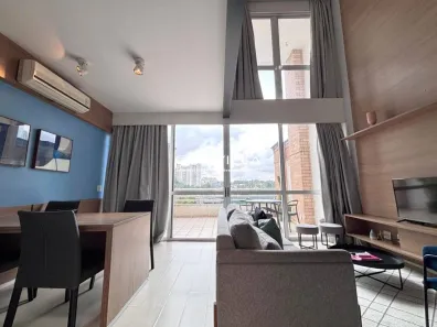 Apartamento com 2 Quartos para alugar, 65m² no Cidade Monções, São Paulo