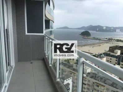 Apartamento com 1 Quarto para alugar, 52m² no Gonzaga, Santos