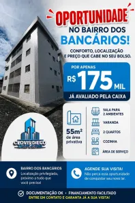 Apartamento com 2 Quartos à venda, 55m² no Jardim Cidade Universitária, João Pessoa