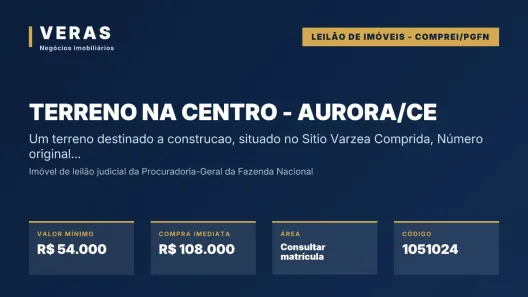 Lote/Terreno à venda, 10m² no Centro, Aurora