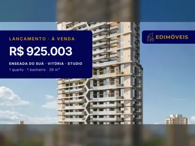 Apartamento com 1 Quarto à venda, 39m² no Enseada do Suá, Vitória