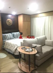 Flat com 1 Quarto para alugar, 29m² no Indianópolis, São Paulo