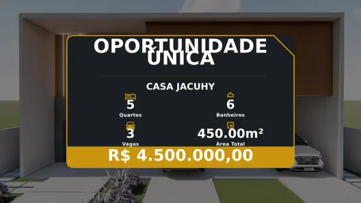 Casa com 5 Quartos à venda, 450m² no Jacuhy, Serra