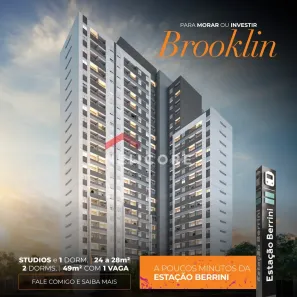 Apartamento com 1 Quarto à venda, 27m² no Brooklin Paulista, São Paulo
