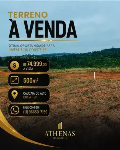 Lote/Terreno à venda, 500m² no dos Mendes (Caucaia do Alto), Cotia