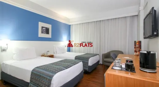 Flat com 1 Quarto à venda, 22m² no República, São Paulo