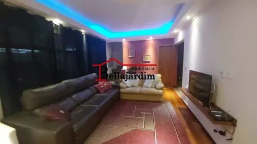 Sobrado com 3 Quartos para alugar, 224m² no Vila Scarpelli, Santo André