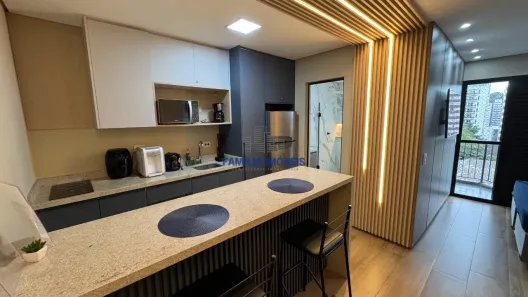 Flat com 1 Quarto à venda, 38m² no Centro, São Vicente