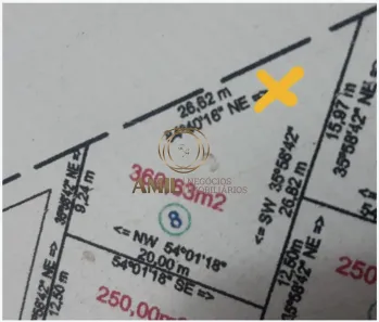 Lote/Terreno à venda, 360m² no Putim, São José dos Campos