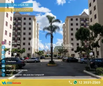 Apartamento com 3 Quartos para alugar, 68m² no Conjunto Residencial Trinta e Um de Março, São José dos Campos
