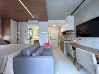 Flat com 1 Quarto para alugar, 27m² no Pinheiros, São Paulo