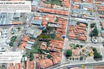 Ponto Comercial com 4 Quartos para alugar, 971m² no Centro, Iguatu