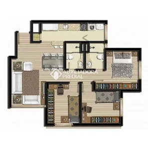 Apartamento com 3 Quartos à venda, 79m² no Bela Vista, Porto Alegre