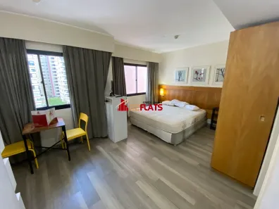 Flat com 1 Quarto para alugar, 28m² no Indianópolis, São Paulo