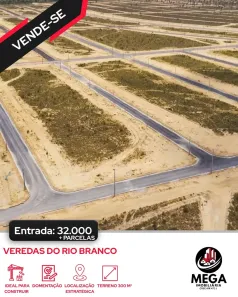 Lote/Terreno à venda, 300m² no Caçari, Boa Vista