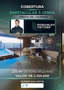 Apartamento com 4 Quartos à venda, 225m² no Gruta de Lourdes, Maceió