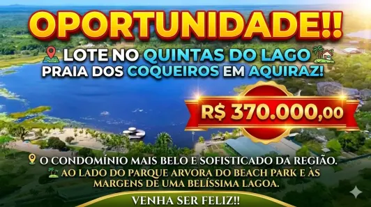 Lote/Terreno à venda, 420m² no Jacundá, Aquiraz