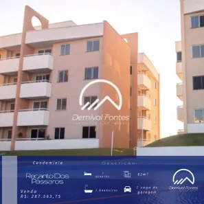 Apartamento com 2 Quartos à venda, 62m² no Nova Parnamirim, Parnamirim