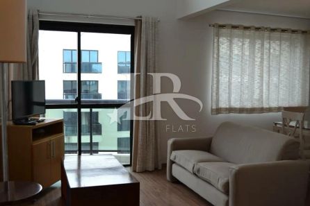 Flat com 1 Quarto para venda ou aluguel, 45m² no Moema, São Paulo
