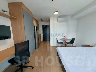 Apartamento com 1 Quarto para alugar, 24m² no Vila Cordeiro, São Paulo