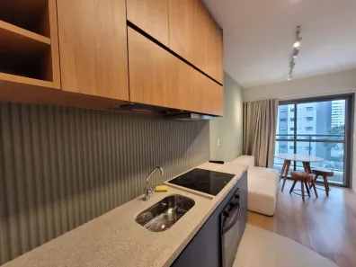 Apartamento com 1 Quarto para alugar, 33m² no Indianópolis, São Paulo