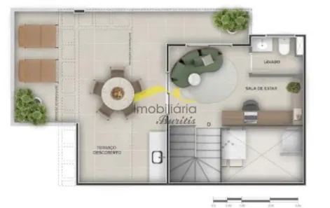 Cobertura com 2 Quartos à venda, 111m² no São Bento, Belo Horizonte