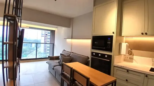 Apartamento com 1 Quarto para alugar, 30m² no Indianópolis, São Paulo