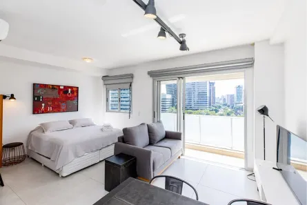 Apartamento com 1 Quarto à venda, 33m² no Santo Amaro, São Paulo