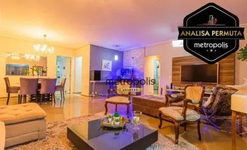 Apartamento com 3 Quartos à venda, 131m² no Jardim, Santo André