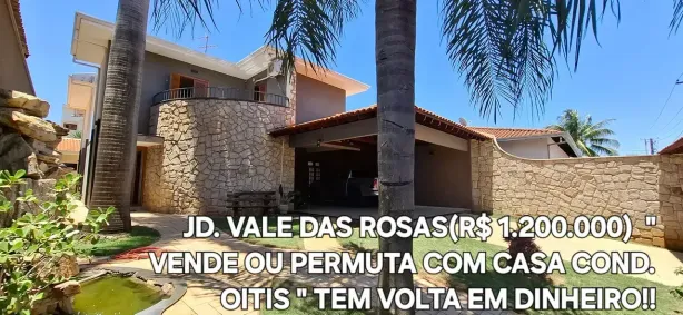 Sobrado com 3 Quartos à venda, 342m² no Jardim Vale das Rosas, Araraquara
