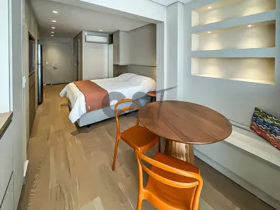 Apartamento com 1 Quarto para alugar, 32m² no Santo Amaro, São Paulo