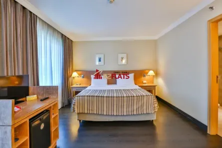 Flat com 1 Quarto à venda, 29m² no Cidade Monções, São Paulo