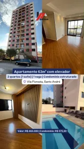 Apartamento com 2 Quartos à venda, 67m² no Vila Floresta, Santo André