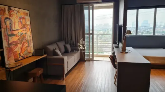 Apartamento com 1 Quarto para alugar, 49m² no Tamboré, Santana de Parnaíba