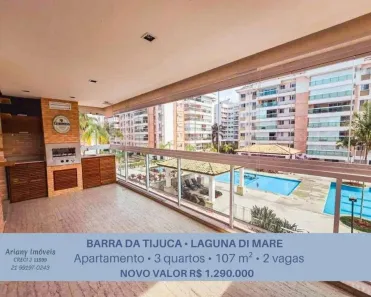 Apartamento com 3 Quartos à venda, 107m² no Barra da Tijuca, Rio de Janeiro