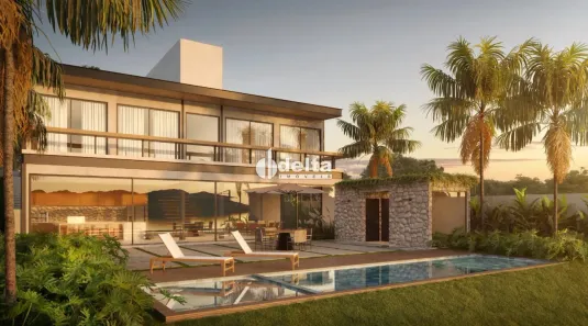 Casa de Condomínio com 4 Quartos à venda, 434m² no Área Rural de Uberlândia, Uberlândia