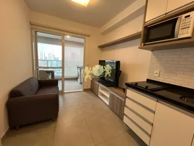 Apartamento com 1 Quarto para alugar, 33m² no Brooklin Paulista, São Paulo