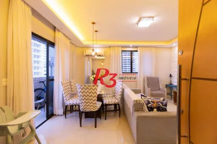 Apartamento com 3 Quartos à venda, 125m² no Ponta da Praia, Santos
