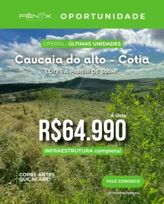 Lote/Terreno à venda, 500m² no Granja Viana, Cotia