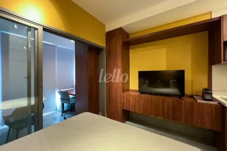 Apartamento com 1 Quarto para alugar, 28m² no Indianópolis, São Paulo