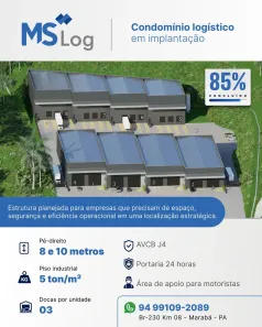 Galpão/Depósito/Armazém para alugar, 8000m² no Nova Marabá, Marabá