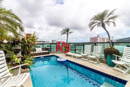 Cobertura com 6 Quartos à venda, 600m² no Ponta da Praia, Santos