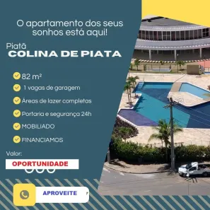 Apartamento com 3 Quartos à venda, 82m² no Piatã, Salvador