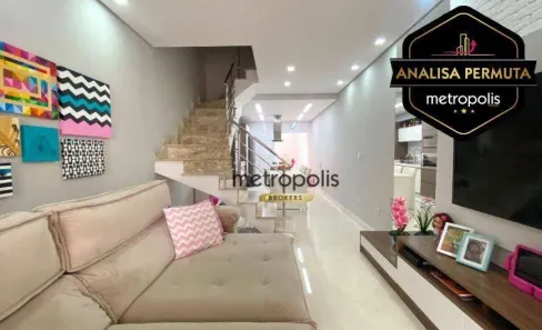 Sobrado com 2 Quartos à venda, 116m² no Bangú, Santo André